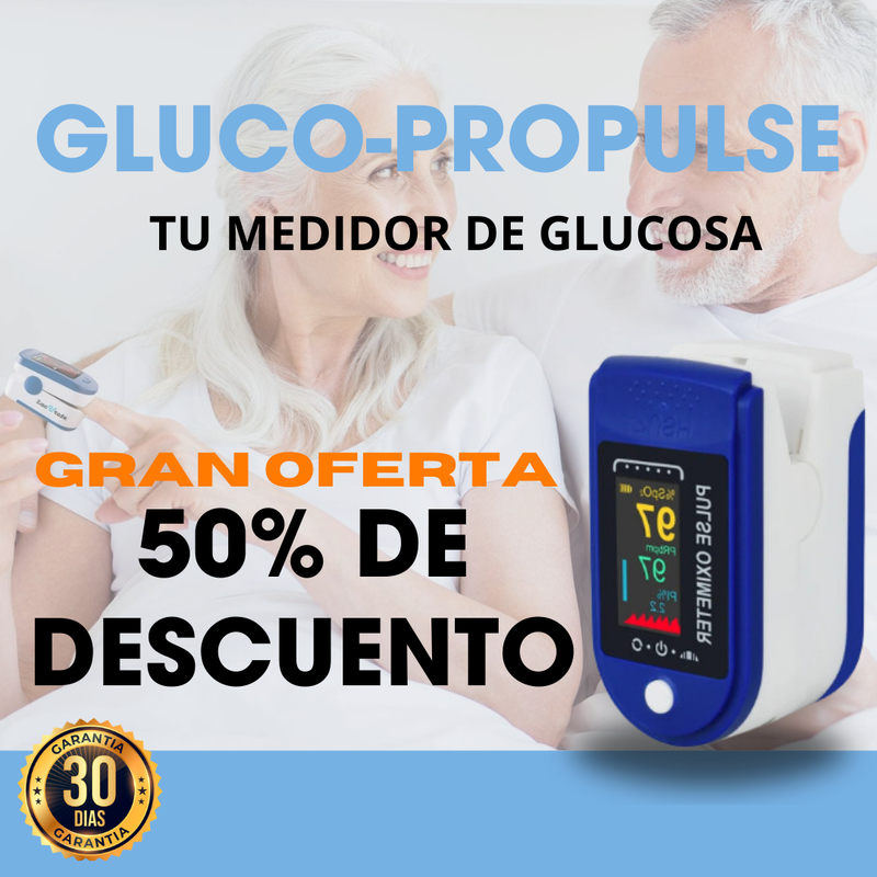 GLUCO-PROPULSE -MEDIDOR DE GLUCOSA LISER ALTAMENTE PRECISO